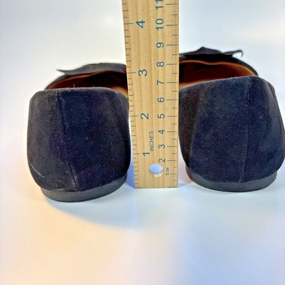 TORRID Flat Shoes Black Pointed Toe Sip-On Loafers With Bow Comfy Women's 9.5 W - Picture 6 of 10